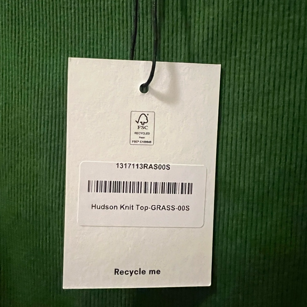 Reformation Green Sleeveless Top - Picture 3 of 4